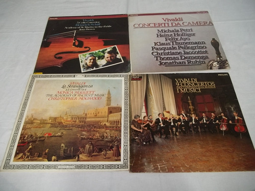 Lp Vinil - Antonio Vivaldi - 4 Discos