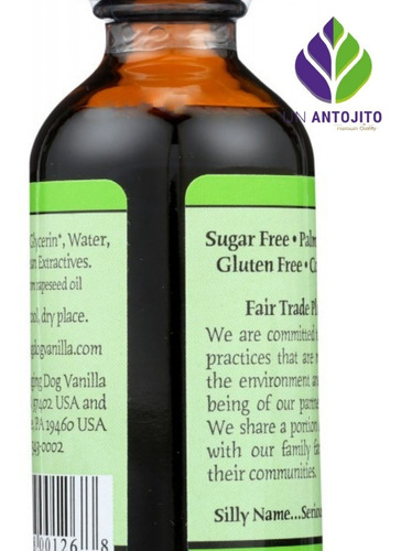 Extracto De Vainilla Sin Alcohol Puro Sabor