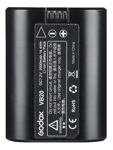 Bateria Godox Vb20 Para Flash V350 Series