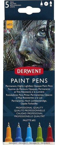 Estuche Graphik Line Painter con 5 bolígrafos Painter de 0,5 mm, paleta de colores con tinta coloreada