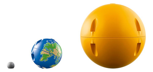 Lego Technic Planeta Tierra Y Luna En Órbita