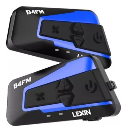 Intercomunicador Capacete Lexin B4fm-x 10 Motos (par)
