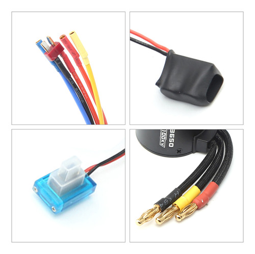 Esc Para Coche Rc 3650, Motor Sin Escobillas, 3100 Kv, 120 A
