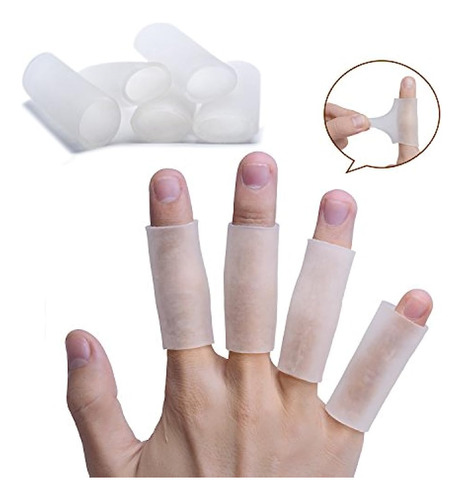 Sumifun Silicone Thumb Sleeves Gel Dedo Protector Ayuda Para