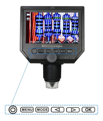 Imagen 5 de 6 de Microscopio Digital G600 1-600 X3,6mp Servicios Electronicos