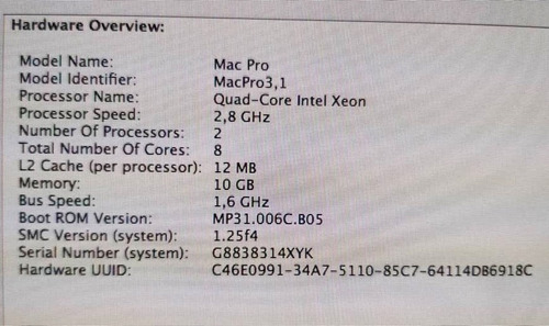 Imagen 7 de 8 de Mac Pro 3.1 /2008 + Monitor Apple Cinema Hd 23
