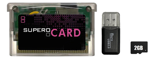 Cartucho Para Juegos De Cartas Supercard+adaptador De Tarjet