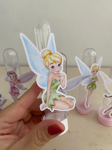 50 Tags Tubete Para Doces Tinker Bell Sininho