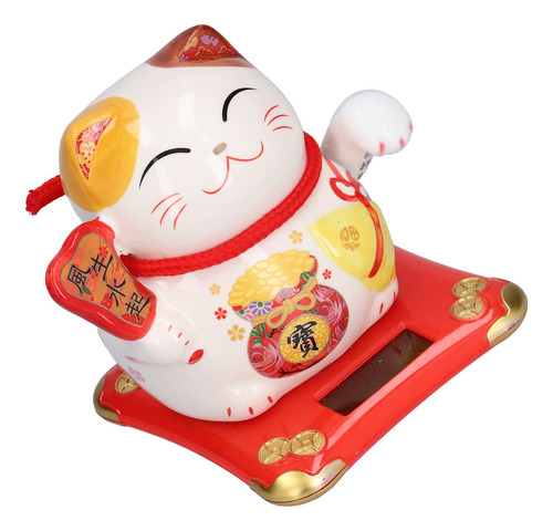 Adorno De Bienvenida Fortune Cat Ceramic Wealth