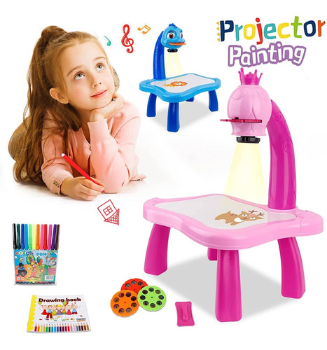 Mesa De Dibujo Para Proyector Infantil Con Luces Y Música Mesa De Dibujo Para Proyector Infantil Con Luces Y Música