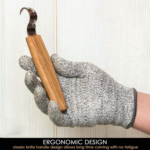 Imagen 3 de 6 de Cuchillo Beaver Craft Madera Ebanisteria Ukrania Javilandia