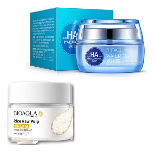 Pack Crema Aclarante Bioaqua Y Crema Hidratante Water Get