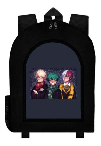 Mochila Negra Boku No Hero Academia A228