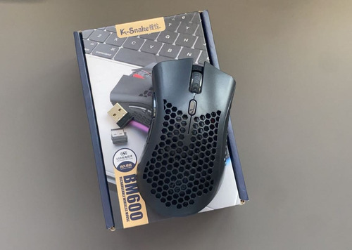 Mouse Gamer Inalambrico Recargable K-snake Bm600