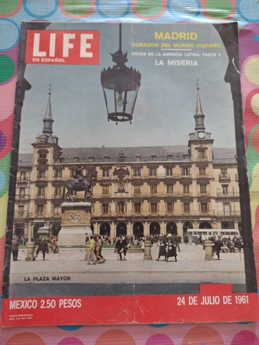 Revista Life La Plaza Mayor 24 Julio 1961 W