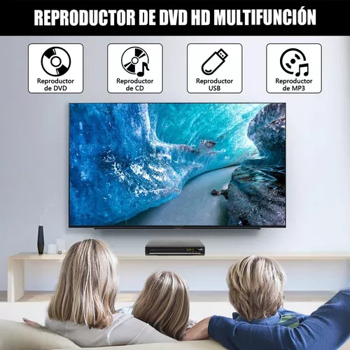 Dvd Player Qfx Vp-109 Usb Grabadora De Música