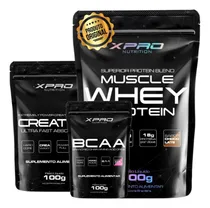 Comprar Combo Suplementos Para Treino De Academia Whey  Gluta Bcaa