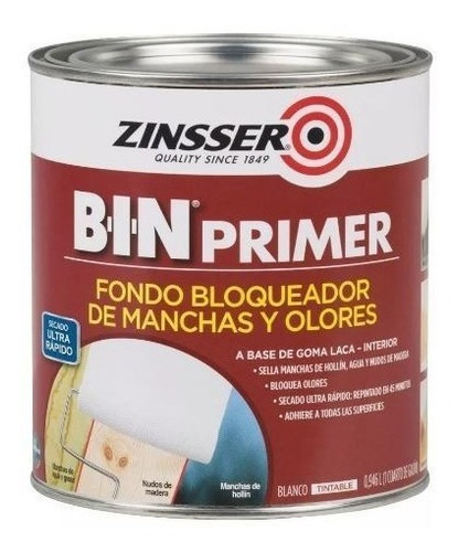 Fondo Bloqueador Manchas Rust Oleum Zinsser Goma Laca X 4lt