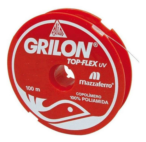Linha Pesca Nylon 0,40mm X 2000 Metros Top Flex - Grilon Cor Sem-informacao