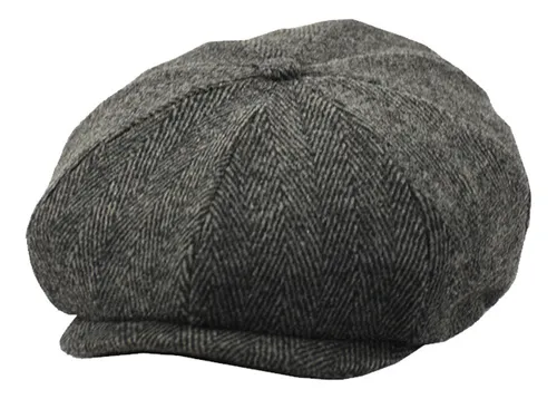 Gray newsboy cap hotsell