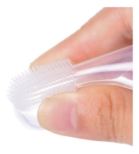 Imagen 4 de 5 de Cepillo De Dientes Bebé Silicona Masajeador De Encías 0m+