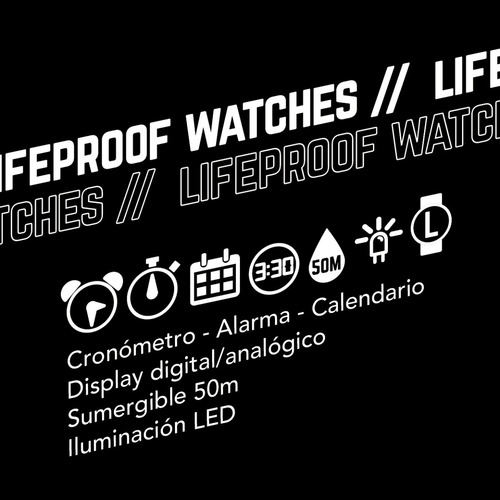 Imagen 6 de 7 de Reloj Stromberg Slam Sumergible Dual Ultra-violeta