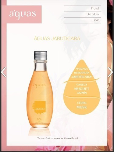 Aguas Jabuticaba Natura 150ml Colonia Femenina | MercadoLibre