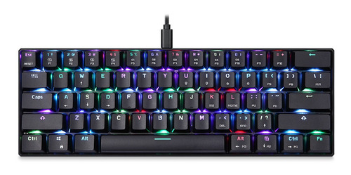 Motospeed Ck61 Rgb Teclado De Juego Mecánico Outmu