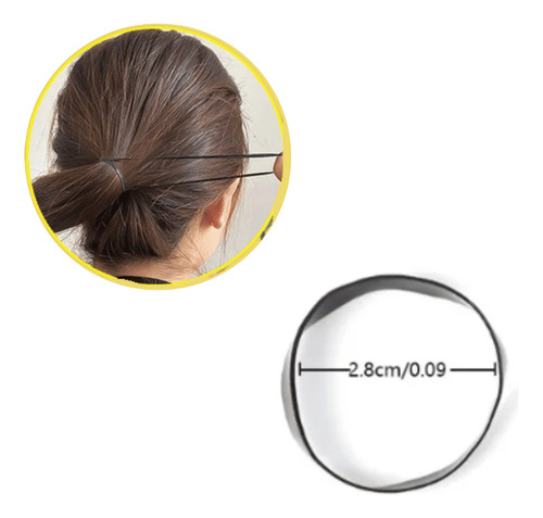 Set X 250 Ligas Gruesas De Alta Elasticidad Para El Cabello