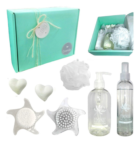 Gift Box Navidad Caja Regalo Relax Jazmín Kit Set Aroma N34 