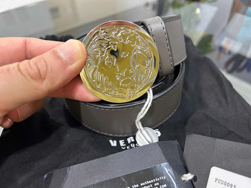 Cinturón Versus Versace Logo Piel Nuevo Con Msi