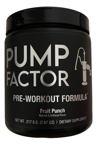 Pump Factor Polvo De Preentrenamiento | Frmula Energtica Par