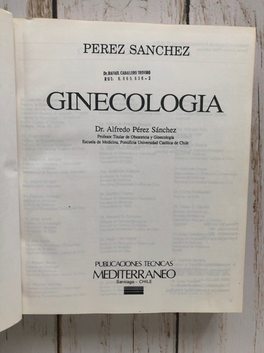 Ginecologia / Dr. Alfredo Pérez Sanchez