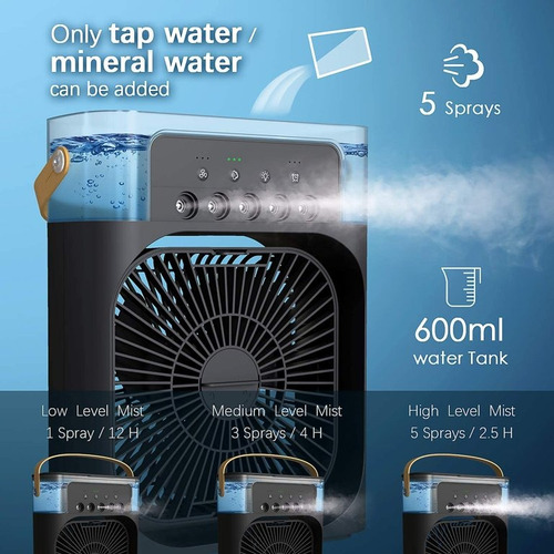 Mini Aire Acondicionado Enfriador Portátil Clima Practico Co