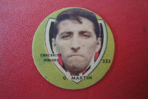 Figuritas Idolos Año 1962 Martin 233 Chacarita Juniors
