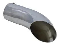 Comprar Puntera Terminal Cola De Escape Cromada Curva 5'' X 360mm
