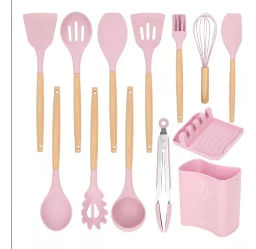 Queen Sense Set Utensilios Cocina Silicon 12 Piezas Comida