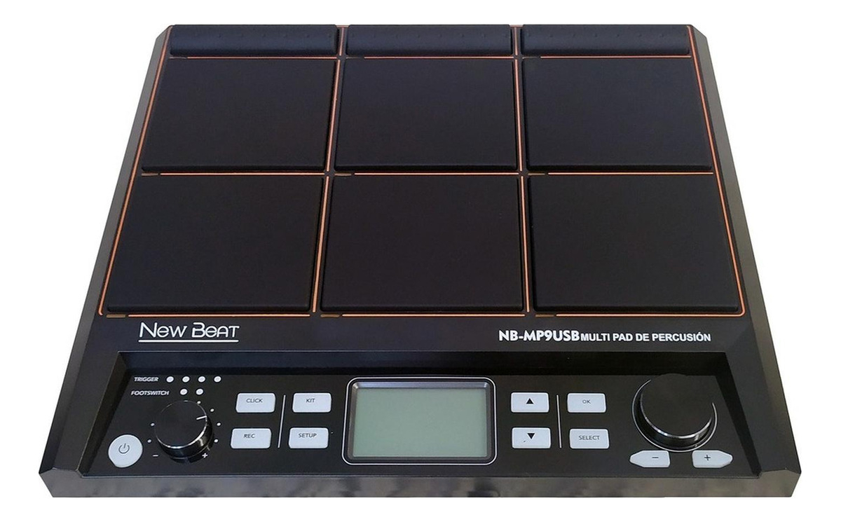 New Beat Nb-mp9usb Modulo Multi Pad De Percusiones Octopad Color Negro