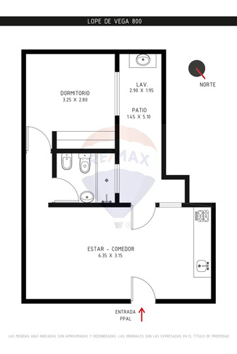 Imagen 3 de 13 de Ph 2 Ambientes Planta Baja Con Patio Villa Luro