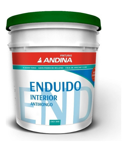 Enduido Interior Andina X 10 L + Sellador Fijador Regalo Mm