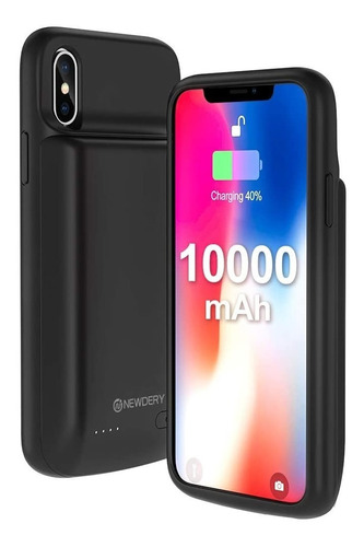 Funda Cargador Con Bateria Para iPhone X / Xs 10000mah 