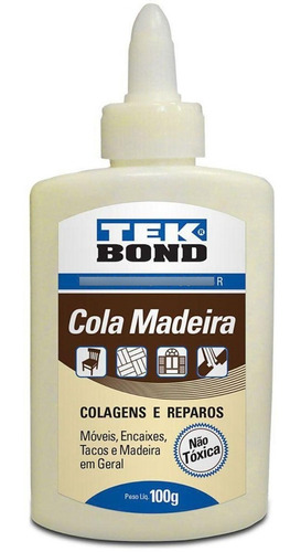 01 Cola P/madeira Tek Bond 100gr - T-85945