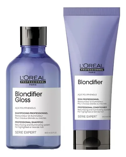 Pack L'oréal Prof Blondifier Gloss Shampoo + Acondicionador