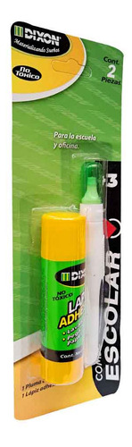 Lápiz Adhesivo Y Corrector En Pluma Dixon 2 Piezas
