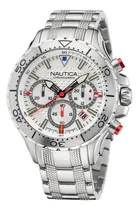 Comprar Nautica Mens Nst Chrono Pulsera De Acero Inoxidable Y Reloj 