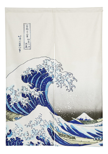 Moslovstar Cortina Japonesa Noren Para Puerta, Tapiz Hokusai