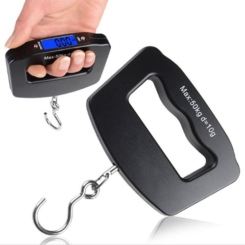 Sh Báscula Digital Portátil For Equipaje Con Pantalla Lcd