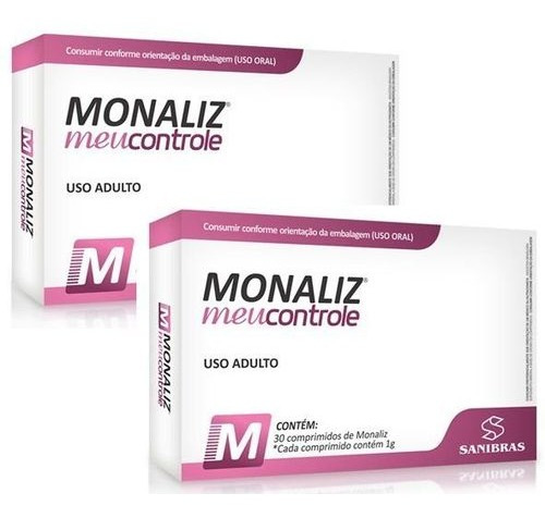 2x Monaliz Meu Controle (2x 30 Comprimidos) - Sanibrás