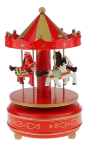 Caixinha Musical Carrossel Natal 10 X 18cm - Decoração | Parcelamento sem juros Caixinha Musical Carrossel Natal 10 X 18cm - Decoração | Parcelamento sem juros
