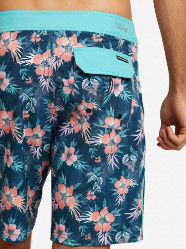 Traje De Baño Hibicus Field Vortex Multicolor Hombre Maui An
